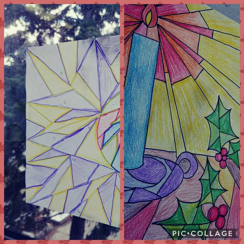 Create Your Own Stained Glass Math Worksheet